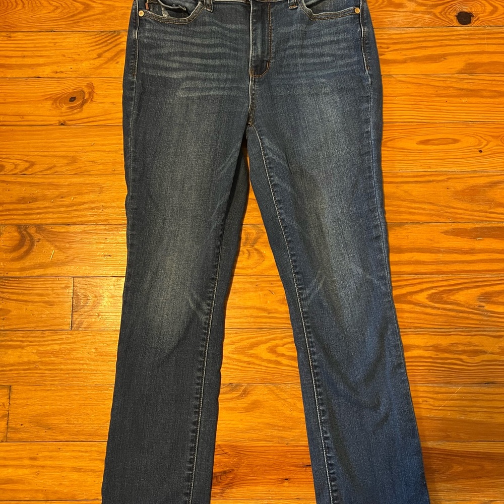 Judy Blue Medium-Dark Wash Skinny Fit Capri Jeans size 9/29